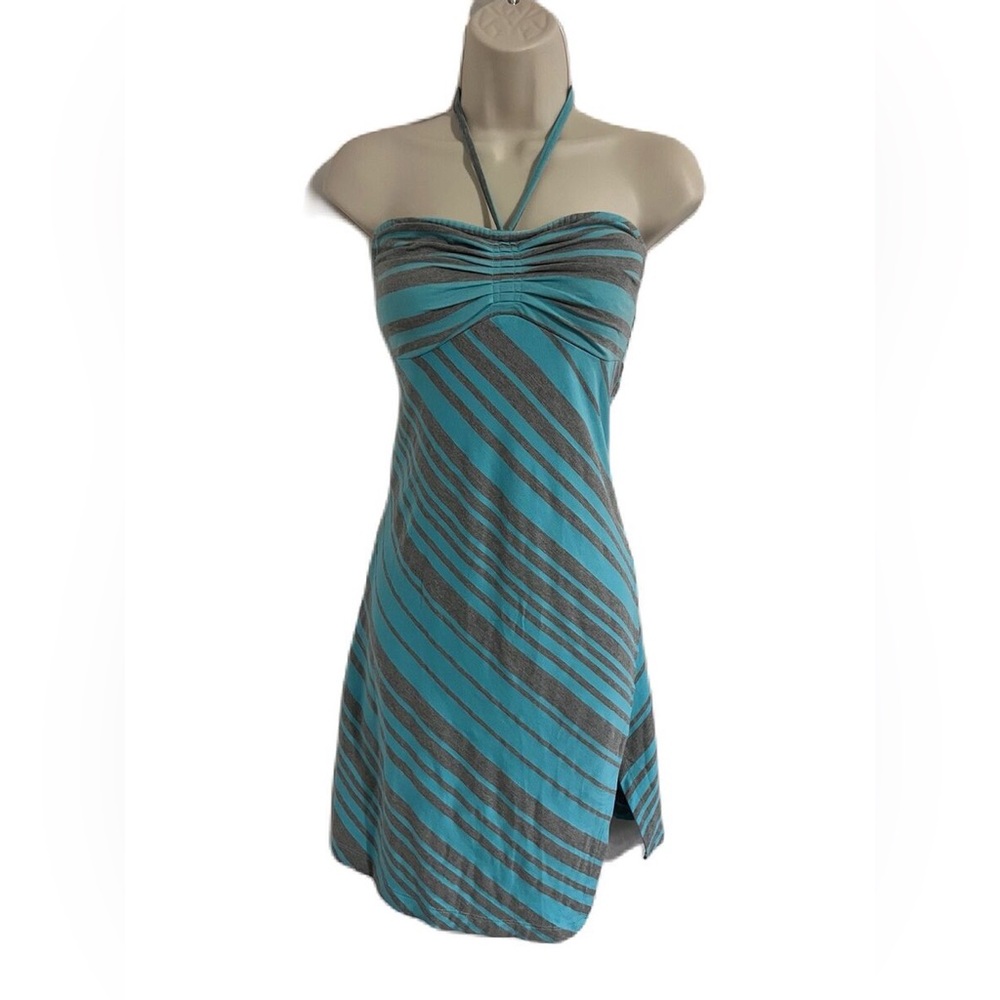G by Guess Elira Crossover Striped Dress Size XL Y2K Vintage